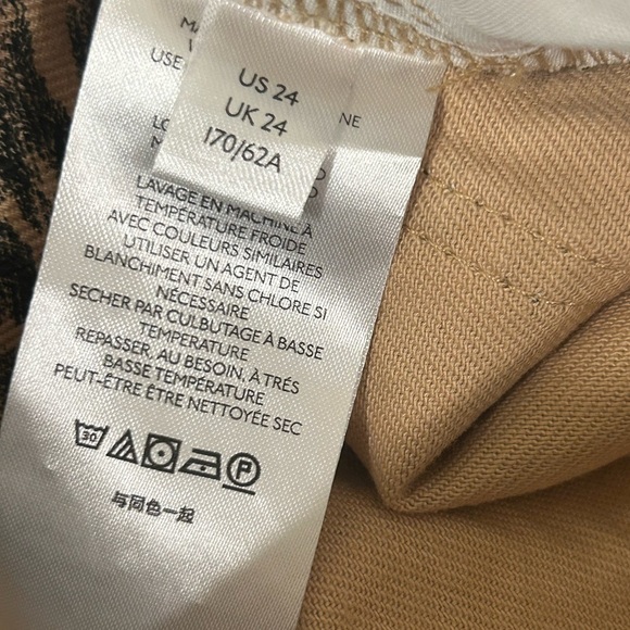 NWT Free People Printed Dogtown High Waist Shorts Cheetah Black Tan Size 24 - Picture 12 of 14